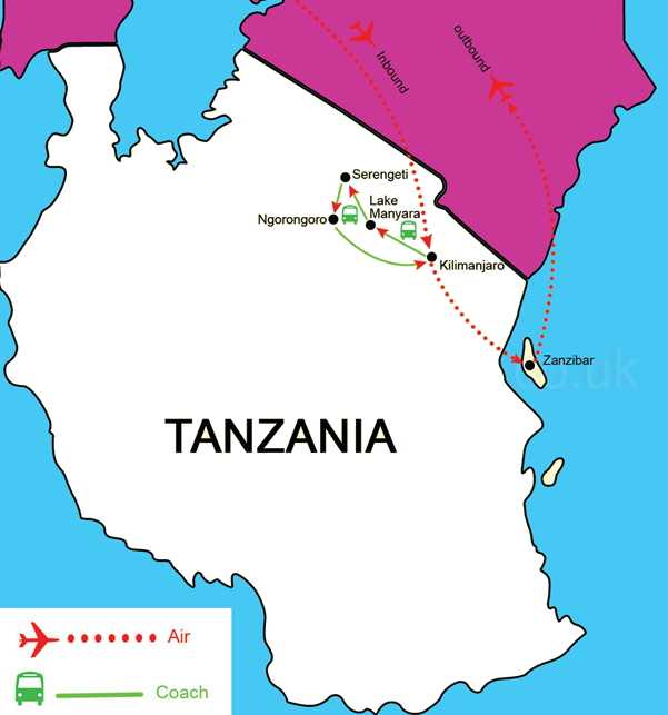 Mini safari classique au départ de Zanzibar